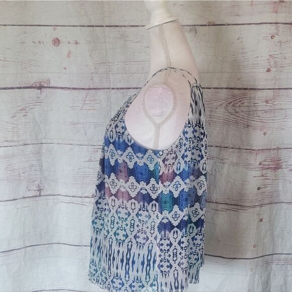 Ramy Brook Python Arrow Sleeveless Top Size Large - Picture 3 of 7